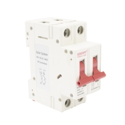 EPCOM POWERLINE FPV632PC20 Proteccion Termica/ Interruptor 2P 20 A Corriente Directa 800 Vcc para Aplicacion Fotovoltaica Montaje Riel DIN