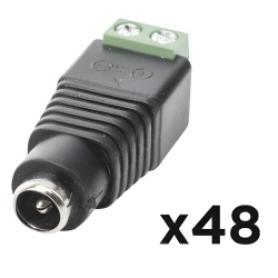 EPCOM POWERLINE PAQ48JR53 Kit de Jumpers / 48 Unidades / Hembra / 12 VCC / Industrial y Doméstico