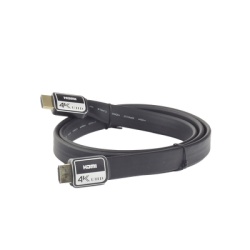 EPCOM POWERLINE PHDMI1M Cable HDMI Version 2.0 Plano de 1 Metro (3.28 Pies) Optimizado para Resolucion 4K Ultra HD