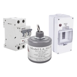 EPCOM POWERLINE PL32ACA Kit de Centro de Carga AC / 400 Vca / 32 A / 2 Polos / Supresor de Picos / 5 ns / Sistemas Fotovoltaicos