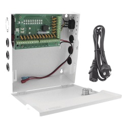 EPCOM POWERLINE PLK12DC20ABK Fuente de Poder Profesional / 12 Vcc @ 20 A / 18 Canales / Entrada Universal 96-264 Vca / Protección de Batería 10.5 V
