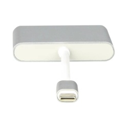 EPCOM POWERLINE TT-USB-CAV Adaptador Multipuerto USB-C 3.1 A HDMI 4K / USB 3.0 / USB ? C / Alta Velocidad de Transmision de Datos / Admite Carga Rapida (PD) en el Puerto USB ? C