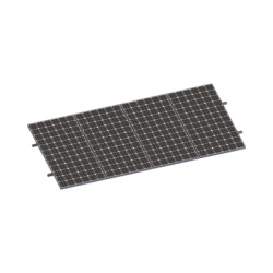 EPCOM POWERLINE VEKTORMINIKIT1X4 Kit De Minirieles Para Panel Solar Arreglo 1X4 Para Instalacion Plano En Lamina