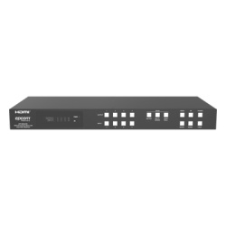 EPCOM PROAUDIO EPPMXB44VW Switch de Video Matrix 4x4 HDMI 2.0 | 18Gbps Ancho de Banda | 4K2K@60Hz Resolucion | 4 Entradas 4 Salidas HDMI | Audio LPCM y Dolby Digital | Control TCP-IP y RS-232 | Conect