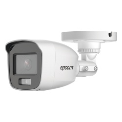 EPCOM PROFESSIONAL B3K-TURBO-HDL [Dual Light + ColorVu] Bala TURBOHD 3K / 20 mts IR + 20 mts luz blanca / Lente 2.8 (105° de Vision) / Exterior IP66 / Audio por Coaxitron / TVI-AHD-CVI-CVBS / Metal /