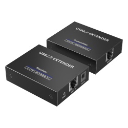EPCOM TITANIUM TT150USB Kit EXTENSOR USB 2.0 de 4 Puertos para Distancias de Hasta 150 m | Soporta USB 2.0 USB 1.1 y USB 1.0 | UTP Cat 5e/6/6a/7 | Soporta Switch Gigabit | Ideal para Camaras WEB Impre