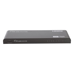EPCOM TITANIUM TT318HDR-V2.0 Splitter HDMI 4K de 1 Entrada a 8 Salidas (Simultaneas) | Soporta 4K×2K | Ajuste de resoluciones EDID | HDR | HDMI 2.0 | HDCP 2.2 | Permite mezclar pantallas en 4K y 1080