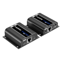 EPCOM TITANIUM TT372EDID4K Kit Extensor HDMI | Hasta 70m 1080p | 40m 4K@30Hz | Compatible con HDCP | Cable Cat 6 Recomendado | Soporta Multiples Resoluciones | Soporta PoC | Salida Loop