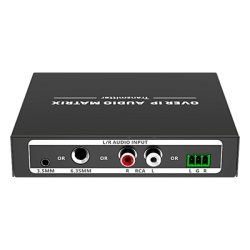 EPCOM TITANIUM TTMOIPATX Extensor de Audio sobre IP | PCM 2.0 | 120 m | Matriz Flexible 1 a 1 / 1 a N / N a N | Interfaces Profesionales | Proteccion ESD | Solo Transmisor