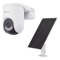 EZVIZ CSHB8C/SP/4G/W Kit Camara PT 4G y Wi-Fi / 2K+ (4Megapixel) / IA Deteccion Humano-Vehiculo / Color Nocturno / Bateria 5200 mAh / IP65 / Incluye Panel Solar 5W IP65