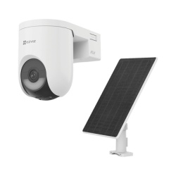 EZVIZ CSHB8C/SP/4G/W Kit Camara PT 4G y Wi-Fi / 2K+ (4Megapixel) / IA Deteccion Humano-Vehiculo / Color Nocturno / Bateria 5200 mAh / IP65 / Incluye Panel Solar 5W IP65