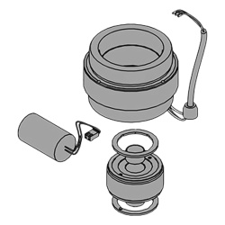 FAAC 63003161 ESTATOR PARA FAAC 844 CON CONDENSADOR DE 18 UF