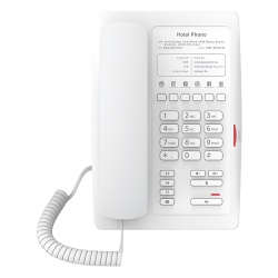 FANVIL H3-WHITE Telefono IP para Hoteleria profesional con 6 teclas programables para servicio rapido (Hotline) plantilla personalizable con PoE