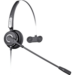 FANVIL HT101 Diadema Con Tecnologia AntiShock Para Telefonos IP FANVIL Y Polycom Microfono de Cancelacion de Ruido y Cable Resistente a Jaloneos - Img 2