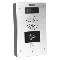 FANVIL I32V Video portero IP 2 lineas SIP 2 relevadores lector de tarjeta RFID Compatible con NVR Hikvision por Onvif con boton para llamada anti-vandalico PoE IP65 e IK10 PoE