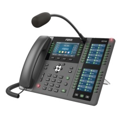 FANVIL X210I Telefono empresarial IP hasta 20 lineas SIP microfono exterior 106 botones DSS Bluetooth integrado para diademas puertos Gigabit soporta recepcion video PoE
