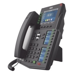 FANVIL X6U Telefono IP Empresarial con Estandares Europeos 20 lineas SIP con pantalla LCD a color 60 teclas DSS/BLF puertos Gigabit IPv6 Opus PoE/DC - Img 3