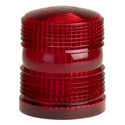 FEDERAL SIGNAL 462-500-04 Domo de reemplazo para estrobo renegade color rojo