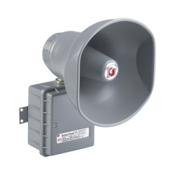 FEDERAL SIGNAL INDUSTRIAL 300GCX-120 Altavoz amplificado selectone 15W para ubicaciones peligrosas 120 Vca gris