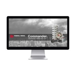 FEDERAL SIGNAL INDUSTRIAL SFCD10 Sistema de mensajes y control de sirena local CommanderÂ®