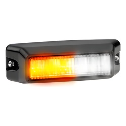 FEDERAL SIGNAL IPX-620-WA Luz auxiliar de 6 LED IÂs en color ambar / claro con mica transparente.
