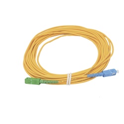 FIBERHOME OFC-SC/UPC-SC/APC-S-30-10 Jumper de Fibra Optica Simplex Monomodo con Conectores SC/UPC-SC/APC de 10 Metros (32.81 Pies)