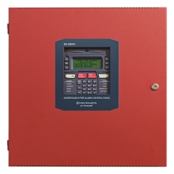 FIRE-LITE ES-1000XI Panel de control de incendio direccionable sin comunicador preinstalado 318 puntos por lazo SLC expandible a 954 puntos