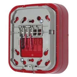 FIRE-LITE WAV-RL Base inalambrica direccionable para montaje en pared color rojo para dispositivos audiovisuales serie L - Img 3