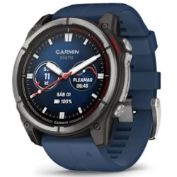 GARMIN 10-02905-90 Smartwatch Garmin Fenix 7 / Pantalla AMOLED 1.4" / GPS Multibanda / Resistencia al Agua 10 ATM / Bateria Hasta 29 Dias / Titanio y Cristal de Zafiro / 32 GB de Almacenamiento / Moni
