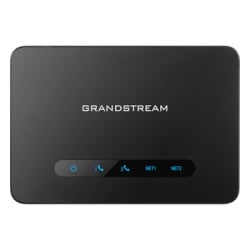 GRANDSTREAM HT-812-V2 Adaptador de Telefono Analogico ATA 2 Puertos FXS (Conectar Telefono Analogo) con Router NAT Gigabit / Compatible SIP / Cifrado AES Reforzado / Calidad de Voz HD / Soporta Fax T.