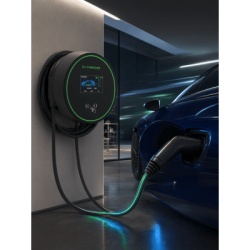 GREENC S01US48A Estacion de Carga para Vehiculos Electricos / 48 A / 11.5 kW / Conector Tipo 1 (SAE J1772) / 220-250 V Monofasico / Pantalla LCD 4.3 in (10.9 cm) / Cable TPU 5 m (16.4 ft) / Plug and P - Img 9