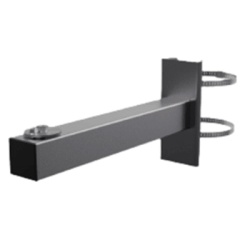 HANWHA VISION F2XX-PM Soporte para Poste F2XX-PM para Camaras Fijas TNO-X / Acero Inoxidable 304L / Resistente a la Corrosion / Aplicaciones Marinas e Industriales / Peso 3.9 kg