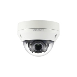 HANWHA VISION SCV-6085R Camara Domo AHD/CVBS Hibrida Antivandalica 1080p / Lente Varifocal 3.2 a 10mm / IR 30M / DWDR / IP66