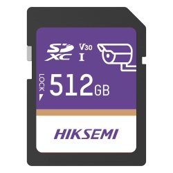 HIKSEMI by HIKVISION HS-SD-P10/512G/GUARDPRO Tarjeta SD GuardPro P10 / 512 GB / 100 MB/s Lectura / 90 MB/s Escritura / Clase 10 U3 V30 / 3D TLC NAND / Especializada Para Videovigilancia 24/7