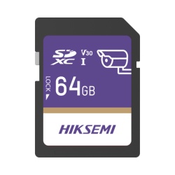 HIKSEMI by HIKVISION HS-SD-P10/64G/GUARDPRO Tarjeta SD GuardPro P10 / 64 GB / 100 MB/s Lectura / 90 MB/s Escritura / Clase 10 U3 V30 / 3D TLC NAND / Especializada Para Videovigilancia 24/7