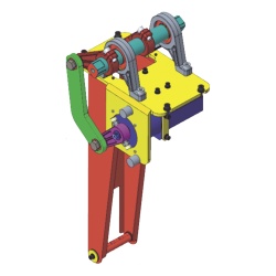 HIKVISION 190315367 Motor de Barrera / Mecanismo Completo de Reemplazo / Aluminio / 3m y 4m / Sin Sensores