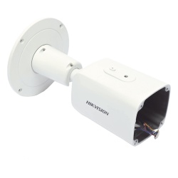 HIKVISION 200437395 Tapa Trasera para Cámara IP / Salida de Cable Hermética / Base con Soporte / Sin Tornillería