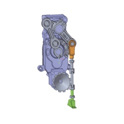 HIKVISION 366001842 Motor con Mecanismo Derecho para Barreras Hikvision DS-TMG420-R