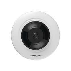 HIKVISION DS-2CD2955G0-ISU Mini Fisheye IP 5 Megapixel / Panoramica 180Â° - 360Â° / Microfono Integrado / 8 mts IR / Uso en Interior / PoE / Multiples Vistas por iVMS-4200 / Alarmas I/O / Micro SD
