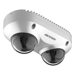 HIKVISION DS-2CD6D42G0-IS Cámara Panorámica Dual / 4 MP por Lente / 2.8 mm Fijo / IP67 / IK10 / PoE / WDR 120 dB / 10 m (32.8 ft) IR / Audio y Alarma I/O / MicroSD 256 GB