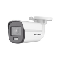 HIKVISION DS-2CE10KF0T-FS [ColorVu] Bala TURBOHD 3K (5 Megapixel) / Lente 2.8 mm / Microfono Integrado / Luz Blanca 20 mts / Exterior IP67 / dWDR / 4 Tecnologias