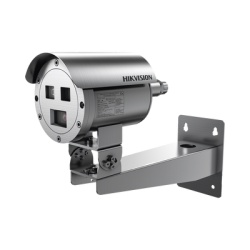 HIKVISION DS-2TD2528T-7/Q(C) Bala IP Termica Dual / Termico 7 mm (256 X 192) + Optico 4 mm (4 MP) / Termometrica / Deteccion de Temperatura / IP68 / 30 mts IR / Antiexplosion / Anticorrosion