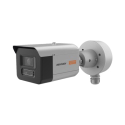 HIKVISION DS-2XC3T46G0H-LISU(PA) Bala IP 4 Megapixel / Lente 2.8 mm / Polimero Anticorrosivo (Ideal para Zonas Costeras o Alta Salinidad) / ColorVu / 40 Metros Luz Blanca / WDR 120 dB / Exterior IP68
