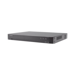 HIKVISION DS-7216HUHI-K2 DVR 8 Megapixel / 16 Canales 4K TURBOHD + 16 Canales IP / 2 Bahias de Disco Duro / 4 Canales de Audio / 16 Entradas de Alarma