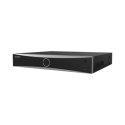 HIKVISION DS-7716NXI-K4/16P(D) NVR IP / 16 Canales / 12 Megapixel (4K) / 16 Puertos PoE+ / Reconocimiento Facial / 4 Bahías HDD / Alcance PoE 300 m (984.3 ft) / HDMI 4K / Alarmas I/O