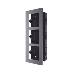 HIKVISION DS-KD-ACF3 Base de 3 Espacios para EMPOTRAR Modulos de Videoporteros Hikvision