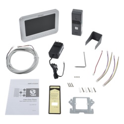 HIKVISION DS-KIS203-T Kit de Videoportero Analógico / Pantalla LCD 7" / Resolución 800x400 / Cámara Pinhole 720x576 @ 30 fps / Ángulo 98° / IP65 / Expandible 3 Monitores y 2 Frentes de Calle - Img 4