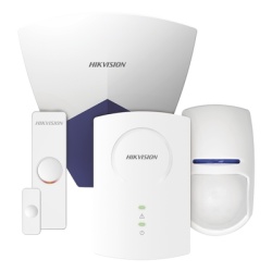 HIKVISION DS-PH-K/ESMP Kit Sensores Inalámbricos para Panel Híbrido / Expansor 8 Zonas / Contacto Magnético / PIR Inmunidad Mascotas 24 kg / Sirena Exterior IP65 / 10 m / 33 ft