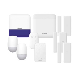 HIKVISION DS-PWA48-FULL-K Kit de Alarma Inalámbrica / 48 Zonas / 6 Dispositivos Incluidos / 433 MHz / Batería de Respaldo 12 h / WiFi / IP65