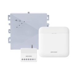 HIKVISION DS-PWA48-SYSNG (AX PRO + YONUSA) KIT de Alarma AX PRO / Incluye: 1 Hub con bateria de respaldo / 1 Energizador 2500Mts Lineales / 1 Relevador 0 a 36 Vcc (Max. 5 A) con Entrada de Alarma 27/7